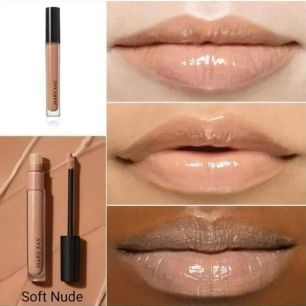 MARY KAY UNLIMITED LIP GLOSS IN SOFT NUDE